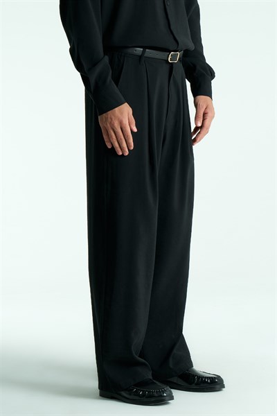 Sorell Relaxed Fit Erkek Pantolon Siyah