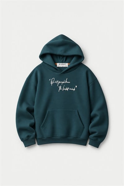 Silent Intensity Oversize Erkek Sweatshirt Yeşil