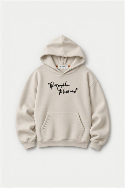 Silent Intensity Oversize Erkek Sweatshirt Stone