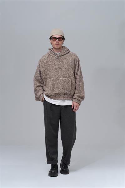Soft Haven Oversize Welsoft Sweatshirt Erkek Vizon
