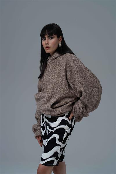Soft Haven Oversize Welsoft Sweatshirt Kadın Vizon
