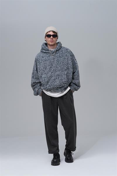 Soft Haven Oversize Welsoft Sweatshirt Erkek Siyah