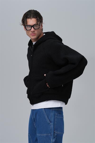 Everyday Icon Oversize Welsoft Sweatshirt Erkek Siyah