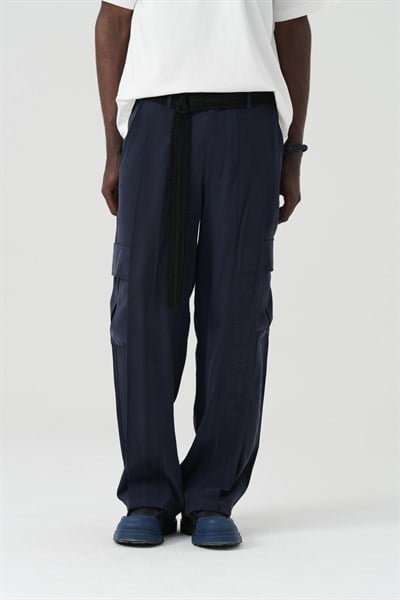 Surreal Cargo Oversize Erkek Pantolon İndigo