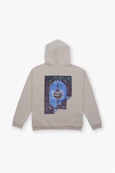 The Story of Layers Oversize Sweatshirt Erkek Stone