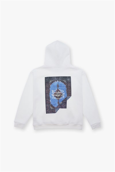 The Story of Layers Oversize Sweatshirt Kadın Ekru
