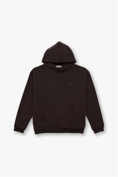 The Story of Layers Oversize Sweatshirt Erkek Kahverengi