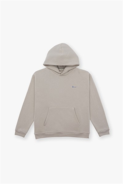 The Story of Layers Oversize Sweatshirt Kadın Stone