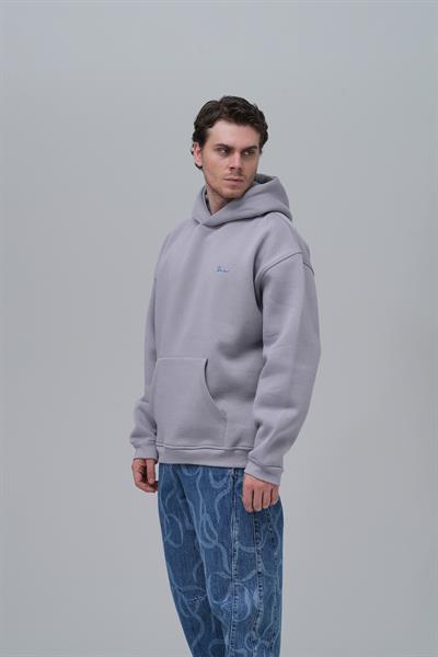 The Story of Layers Oversize Sweatshirt Erkek Füme