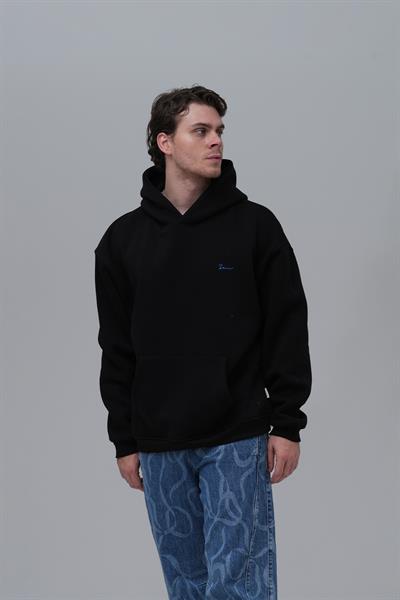 The Story of Layers Oversize Sweatshirt Erkek Siyah