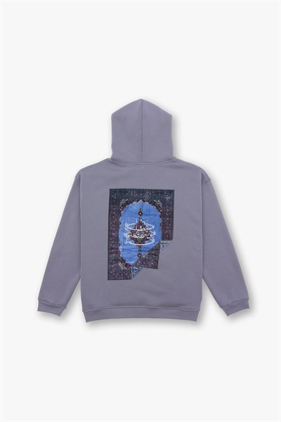 The Story of Layers Oversize Sweatshirt Erkek Füme
