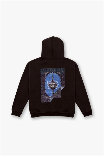 The Story of Layers Oversize Sweatshirt Kadın Kahverengi