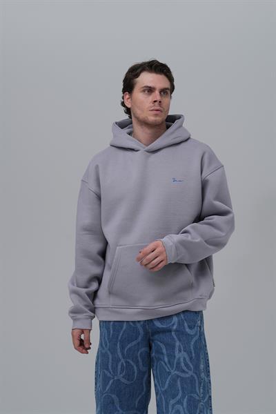 The Story of Layers Oversize Sweatshirt Erkek Füme