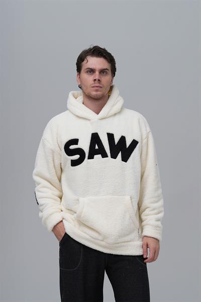 Time Of Choose Oversize Welsoft Sweatshirt Erkek Ekru