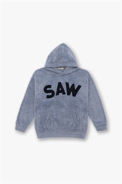 Time Of Choose Oversize Welsoft Sweatshirt Erkek Gri