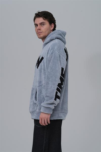 Time Of Choose Oversize Welsoft Sweatshirt Erkek Gri