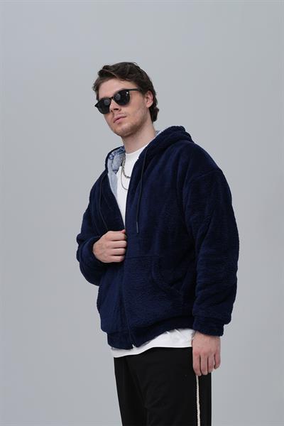 Timeless Legend Oversize Sweatshirt Erkek Lacivert