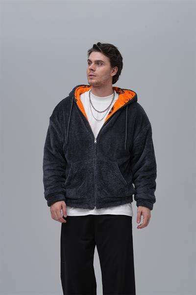 Timeless Legend Oversize Sweatshirt Erkek Füme