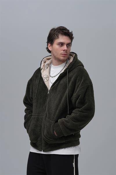 Timeless Legend Oversize Sweatshirt Erkek Haki
