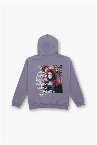 Top-Notch Oversize Sweatshirt Erkek Gri