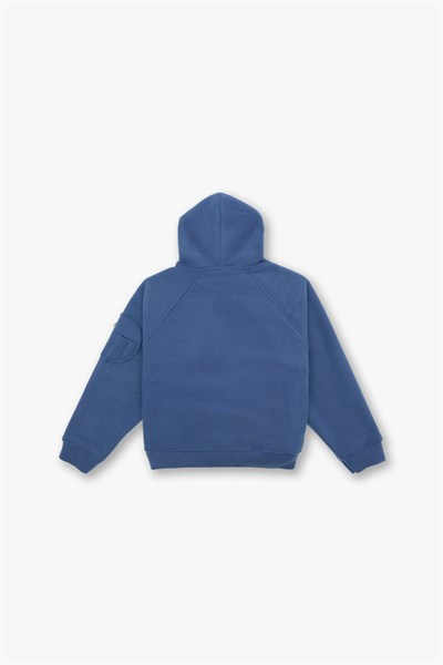 Urban Shield Oversize Welsoft Sweatshirt Kadın Mavi