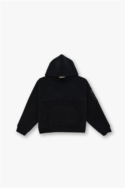 Urban Shield Oversize Welsoft Sweatshirt Kadın Siyah