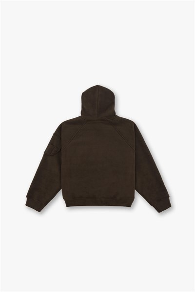 Urban Shield Oversize Welsoft Sweatshirt Erkek Kahverengi