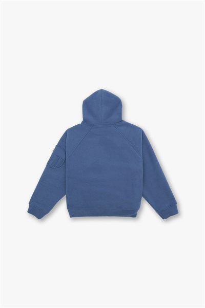 Urban Shield Oversize Welsoft Sweatshirt Erkek Mavi