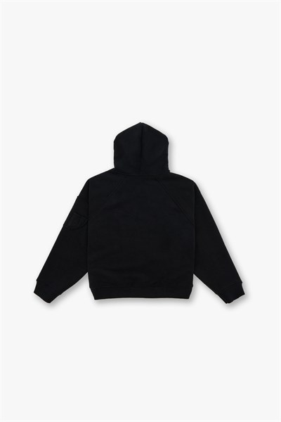 Urban Shield Oversize Welsoft Sweatshirt Kadın Siyah