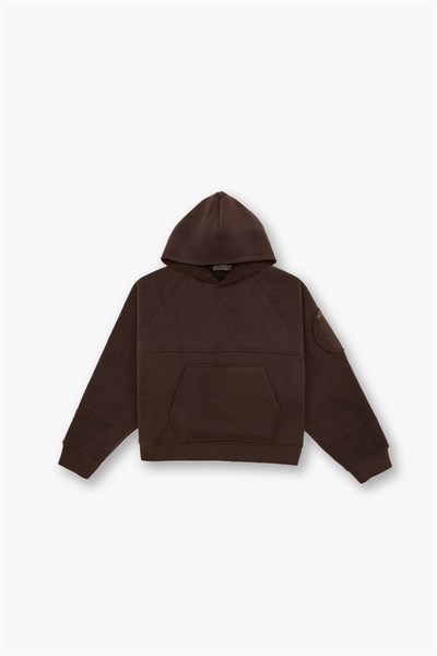 Urban Shield Oversize Welsoft Sweatshirt Erkek Kahverengi