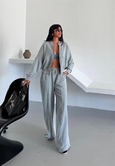 Premium Oversize Fermuarlı Eşofman Takım