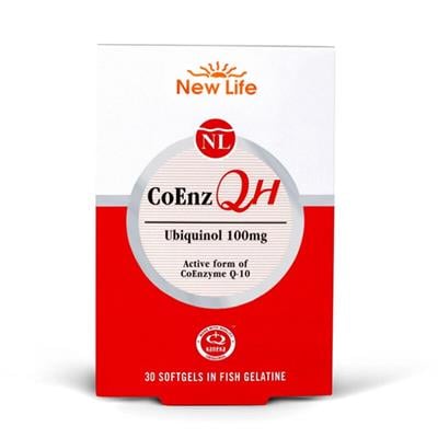 New Life CoEnz QH Ubiquinol 100 mg 60 Kapsül