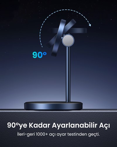 UGREEN 2-in-1 20W MagSafe Telefon Standı Kablosuz Wireless Şarj Özellikli, 90668