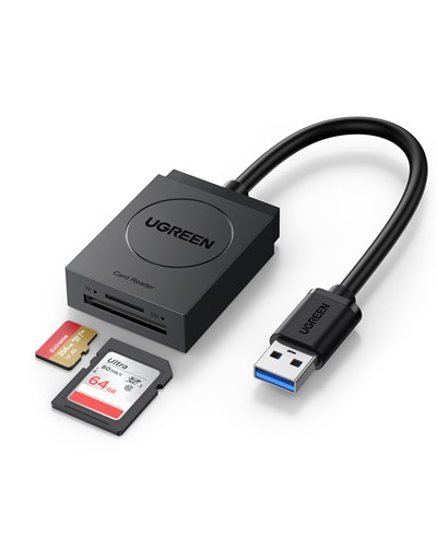 UGREEN 2-in-1 USB 3.0 SD/TF Kart Okuyucu, 20250