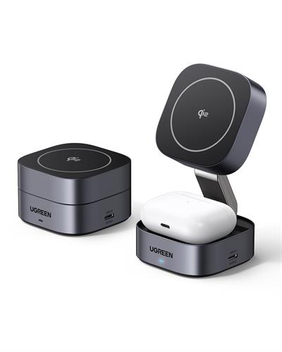 UGREEN 2si 1 Arada MagSafe Kablosuz Hızlı Şarj Standı, 35316
