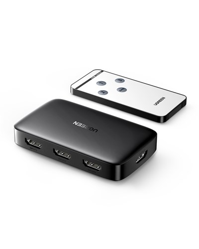 UGREEN 3-in-1 4K@30Hz HDMI Uzaktan Kumandalı Switch, 80125