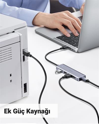 UGREEN 4 Portlu USB 3.0 Hub USB Çoklayıcı Adaptör, 50985