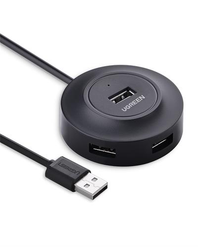 UGREEN 4 Portlu USB 2.0 Hub Çoklayıcı, Siyah, 20277