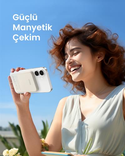 UGREEN 5.000 mAh MagSafe 15W Wireless Powerbank Bej, 25207