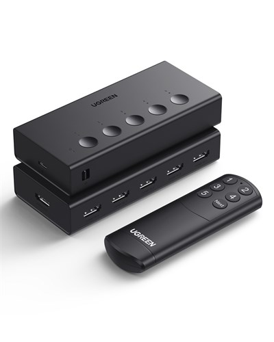 UGREEN 5-in-1 4K@60Hz HDMI Switch, 90512