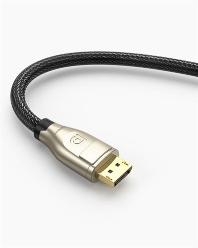 UGREEN 8K 60Hz 4K 144Hz v1.4 DisplayPort Görüntü ve Ses Aktarım Kablosu 1 Metre, Siyah, 60842