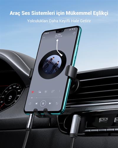 UGREEN AV119 3.5mm Aux Ses Kablosu, 1.5 Metre, 10734