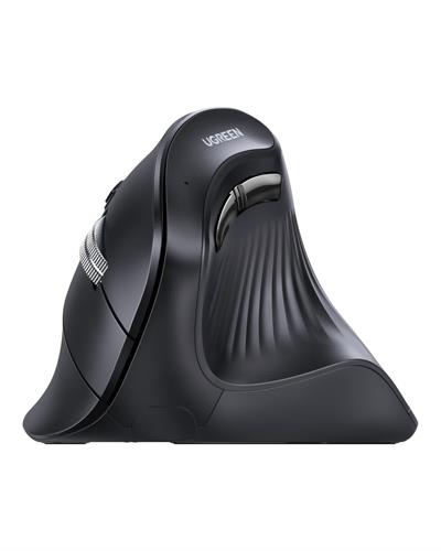 UGREEN Dikey Ergonomik Fare Kablosuz (BT 5.0+2.4G) 6 Düğmeli, 1000/1600/2000/4000 DPI Mouse, Siyah, 25444