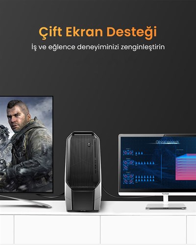 UGREEN Displayport to VGA Görüntü Aktarma Kablosu 1.5 Metre, 10247