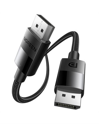 Ugreen 8K 60Hz Displayport to Displayport 1.4 Örgülü Kablo, 2m, 80392