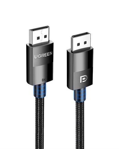 Ugreen 8K 60Hz Displayport to Displayport 1.4 Örgülü Kablo, 2m, 80392