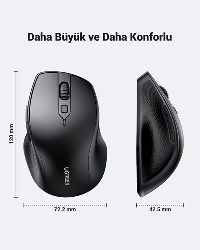 UGREEN Ergonomic Wireless Mouse, 90395