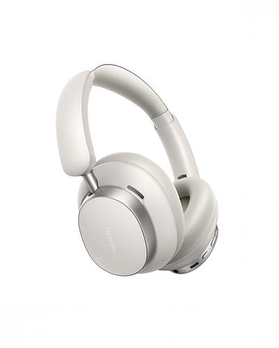 UGREEN HiTune Max6 Studio Pro Hibrit Aktif Gürültü Engelleyici Kablosuz Kulak Üstü Kulaklık, 100 Saat Çalma Süresi, Beyaz, 55614