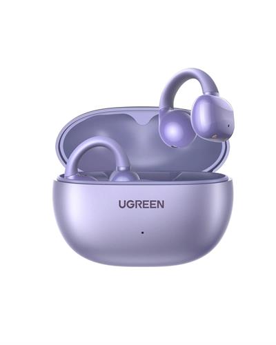 UGREEN HiTune S3 True Clip Kablosuz Kulak İçi Kulaklık, 30 Saat Çalma Süresi, AI Gürültü Engelleme, Lila, 55430
