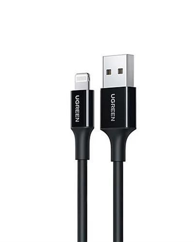 UGREEN Lightning to USB-A MFi Sertifikalı İphone Hızlı Şarj Kablosu, 2 Metre, Siyah, 80823
